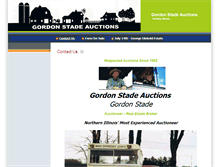 Tablet Screenshot of gordonstadeauctions.com